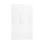 Imagem de Interruptor De Toque De Parede De Vidro Cristal LED Padrão UE EUA 1/2/3 Gang Sensor Interruptor De
