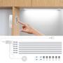 Imagem de Interruptor De Varredura Manual Led Regulável, Sensor De Toque De Madeira Sob O Armário, Lâmpada De