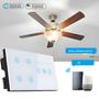Imagem de Interruptor De Ventilador De Teto Inteligente Wifi Tuya De 4 Módulos Com Compatibilidade Com Alexa E