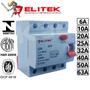 Imagem de Interruptor Diferencial (EIDR) 4 POLOS 415V Elitek 63A