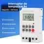 Imagem de Interruptor Digital De Temporização De 7 Dias 220V 25A, Controle De Tempo Programável Com Memória De