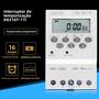 Imagem de Interruptor Digital De Temporização De 7 Dias 220V 25A, Controle De Tempo Programável Com Memória De