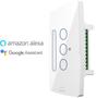 Imagem de Interruptor Dimmer Wifi Inteligente Slide Touch 3 Botões 4x2 Branco