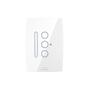 Imagem de Interruptor Dimmer Wifi Inteligente Slide Touch 3 Botões 4x2 Branco