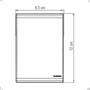 Imagem de Interruptor Duplo 10a 4x2 Branco Embutir Liz Tramontina