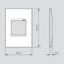 Imagem de Interruptor Duplo 4x2 (Paralelo + Simples) Com Led Placa e Suporte Branco Legrand