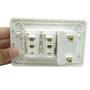Imagem de Interruptor Duplo Com 2 Entradas Usb Celular Parede Adaptado
