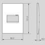 Imagem de Interruptor Duplo Simples Com Led e Tomada 10A Cinza Pial Plus+