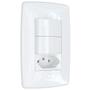 Imagem de Interruptor Duplo simples com tomada 10A Branco Finesse+ B.lux