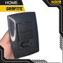 Imagem de Interruptor Duplo Simples Com Tomada 10A Grafite Brilho Home B.lux