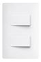 Imagem de Interruptor Duplo Simples Distante Habitat 16A 250V - FAME