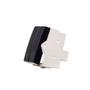 Imagem de Interruptor Duplo Simples Para Móveis 10a Ebony Preto