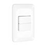 Imagem de Interruptor Duplo Simples PIAL PoP 2 Teclas Conjunto 4x2 LGX101