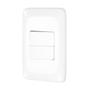 Imagem de Interruptor Duplo Simples PIAL PoP 2 Teclas Conjunto 4x2 LGX101