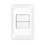 Imagem de Interruptor Duplo Simples PIAL PoP 2 Teclas Conjunto 4x2 LGX101