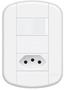 Imagem de Interruptor Duplo Simples + Tomada 10a Blanc Fame 3924