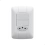 Imagem de Interruptor Duplo + Tomada 10a 4x2 Embutir Aria Tramontina