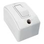 Imagem de Interruptor  Externo 1 Tecla Simples 10A Branco - Perlex