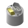 Imagem de Interruptor Externo Ilumi Redondo Cinza 1 Simples+Tomada 20A 16541 - Kit C/10
