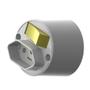 Imagem de Interruptor Externo Ilumi Redondo Cinza 1 Simples+Tomada 20A 16541 - Kit C/10
