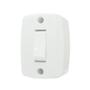 Imagem de Interruptor Externo Ilumi Retangular Branco 1 Simples  16553Pct - Kit C/10