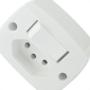 Imagem de Interruptor Externo Ilumi Retangular Branco 1 Simples+Tomada 10A 16544Pct - Kit C/10