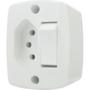 Imagem de Interruptor Externo Ilumi Retangular + Tomada 2P+T. 10A. 16544 - Kit C/10 Pecas