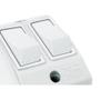 Imagem de Interruptor Externo Perlex Retangular 2 Simples Branco 172Brc/10 - Kit C/10