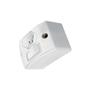 Imagem de Interruptor Externo Perlex Retangular Branco 1 Simples+Tomada 20A 170/15Brc/10 - Kit C/10