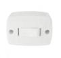 Imagem de Interruptor Externo Retangular Branco 250V/6A 16553 ILUMI