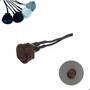 Imagem de Interruptor Gota Redondo Marrom 2 Pinos Com Cabo 10Cm