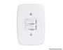 Imagem de Interruptor Ideale Br 1 Simp 1 Par C/Pl 3204 c/12pcs