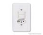 Imagem de Interruptor Ilumi Stylus 2 Teclas Simpl Tom 2P T C/Pl 10A 25