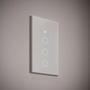 Imagem de Interruptor Inteligente 1 2 3 Botão Wifi Smart Automação Touch Branco ou Preto App Controle  Alexa Google Home