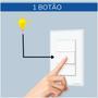 Imagem de Interruptor Inteligente 1Botão Zigbee Tecla Física 4X2-Preto