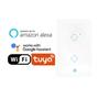 Imagem de Interruptor Inteligente 2 Botões Touch Wi-Fi App Alexa Vidro