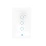 Imagem de Interruptor Inteligente 3 Botões Touch Wi-Fi App Vidro