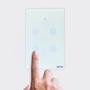 Imagem de Interruptor inteligente 4 botões wifi 4x2 - branco