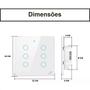Imagem de Interruptor Inteligente 6 Botões 4x4 WiFi Touch