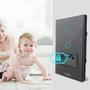 Imagem de Interruptor Inteligente COIBEU WiFi com Painel de Vidro  2 Interruptores e 1 Tomada, Compatível com Tuya Alexa e Google