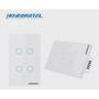 Imagem de Interruptor Inteligente Touch 4 Botões ZigBee Nova Digital