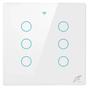 Imagem de Interruptor Inteligente Wi-fi Touch JWCOM 6 Botões Tuya 4x4