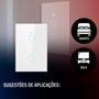 Imagem de Interruptor Inteligente Wifi 2 Botão Touch Avant Neo Alexa Google Assistant