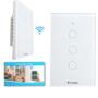 Imagem de Interruptor Inteligente WiFi, Smart Sem Fio Multifuncional 3 botões (MB303 com neutro) Compatível Com Alexa Google