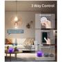 Imagem de Interruptor Inteligente WiFi Tuya 16A com Receptor RF 433MHz - Mini Painel Redondo