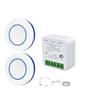 Imagem de Interruptor Inteligente WiFi Tuya 16A com Receptor RF 433MHz - Mini Painel Redondo