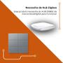 Imagem de Interruptor Inteligente Zigbee 6 Botões 4X4 Linha Safira Novadigital