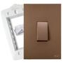 Imagem de Interruptor Minuteira Pulsador Vert Corten Recta Satin Blux