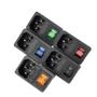 Imagem de Interruptor Oscilante Vermelho com Fusível 10A e Conector IEC320 C14
