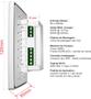 Imagem de Interruptor para Ventilador de Teto Wi-Fi Dometek Branco Ventilação e Exaustão